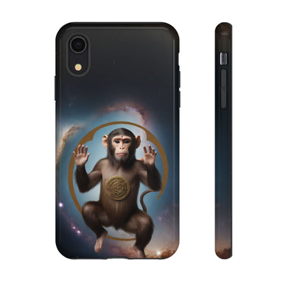 Chinese Zodiac Monkey Phone Case for iPhone 8–16 Pro Max, iPhone 8 Plus–13 Mini, iPhone XS–XS Max, iPhone 11–14 Pro Max - Designed by Thalia