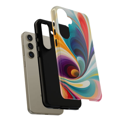 Abstract Elegance Custom Phone Case for iPhone 8–16 Pro Max, iPhone 8 Plus–13 Mini, iPhone XS–XS Max, iPhone 11–14 Pro Max - Designed by Thalia