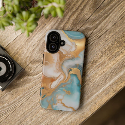 Marble Hues Phone Case for iPhone 8–16 Pro Max, Pixel 5–8 Pro, Galaxy S10–S24 Ultra - Designed by Thalia