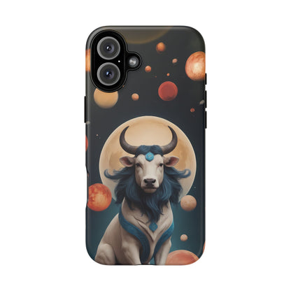 Chinese Zodiac Ox Phone Case for iPhone 8–16 Pro Max, iPhone 8 Plus–13 Mini, iPhone XS–XS Max, iPhone 11–14 Pro Max - Designed by Thalia