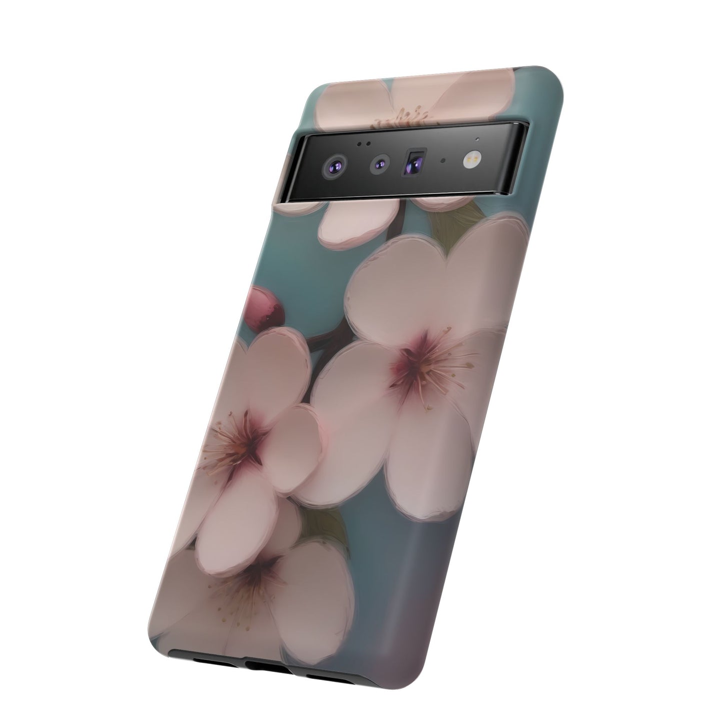 Cherry Blossom Custom Phone Case for Google Pixel 8 Pro, Pixel 8, Pixel 7, Pixel 6 Pro, Pixel 6, Pixel 5 5G - Designed by Thalia