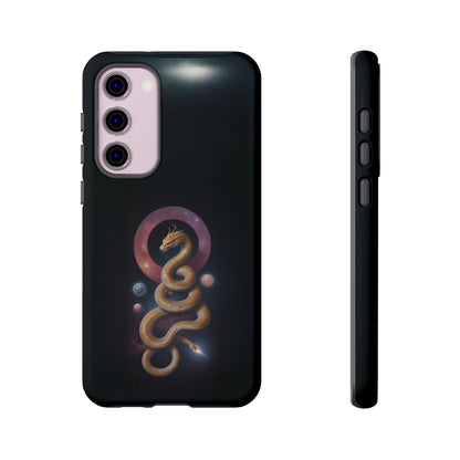 Chinese Zodiac Snake Custom Phone Case for iPhone 8–16 Pro Max, Pixel 5–8 Pro, Galaxy S10–S24 Ultra - Designed by Thalia