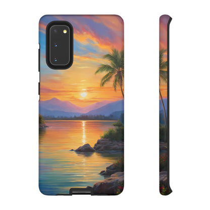 Sunset Serenade Phone Case for iPhone 8–16 Pro Max, Pixel 5–8 Pro, Galaxy S10–S24 Ultra - Designed by Thalia