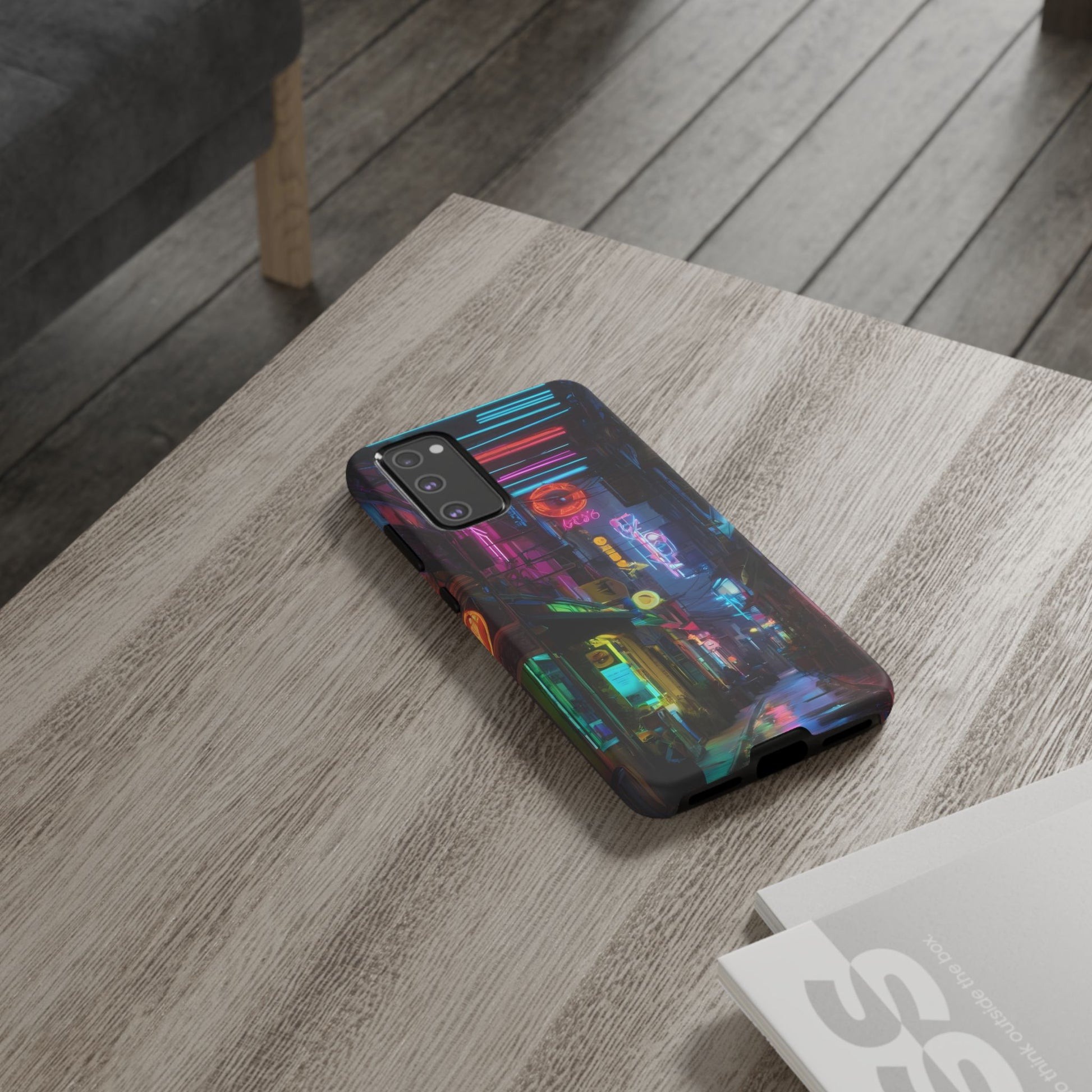 Electric Neon Custom Phone Case for Samsung Galaxy S10–S24 - Designed by Thalia