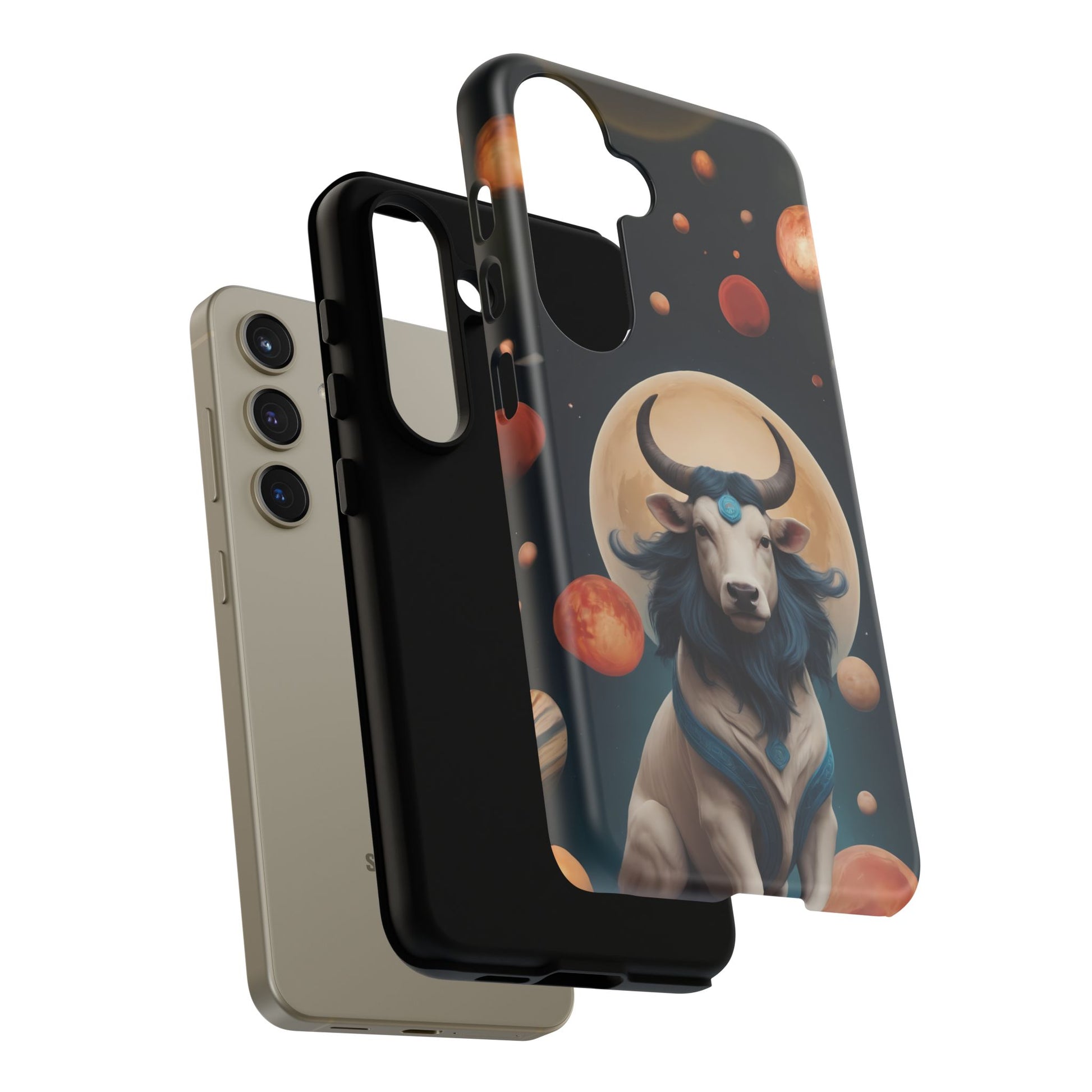 Chinese Zodiac Ox Custom Phone Case for Samsung Galaxy S10–S24 - Designed by Thalia