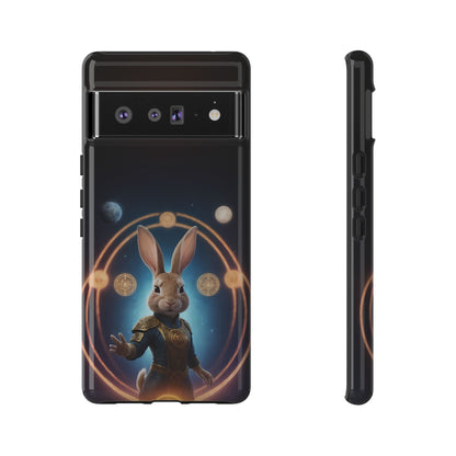 Chinese Zodiac Rabbit Phone Case for Google Pixel 8 Pro, Pixel 8, Pixel 7, Pixel 6 Pro, Pixel 6, Pixel 5 5G - Designed by Thalia