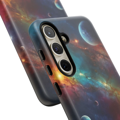 Cosmic Voyage Phone Case for iPhone 8–16 Pro Max, Pixel 5–8 Pro, Galaxy S10–S24 Ultra - Designed by Thalia