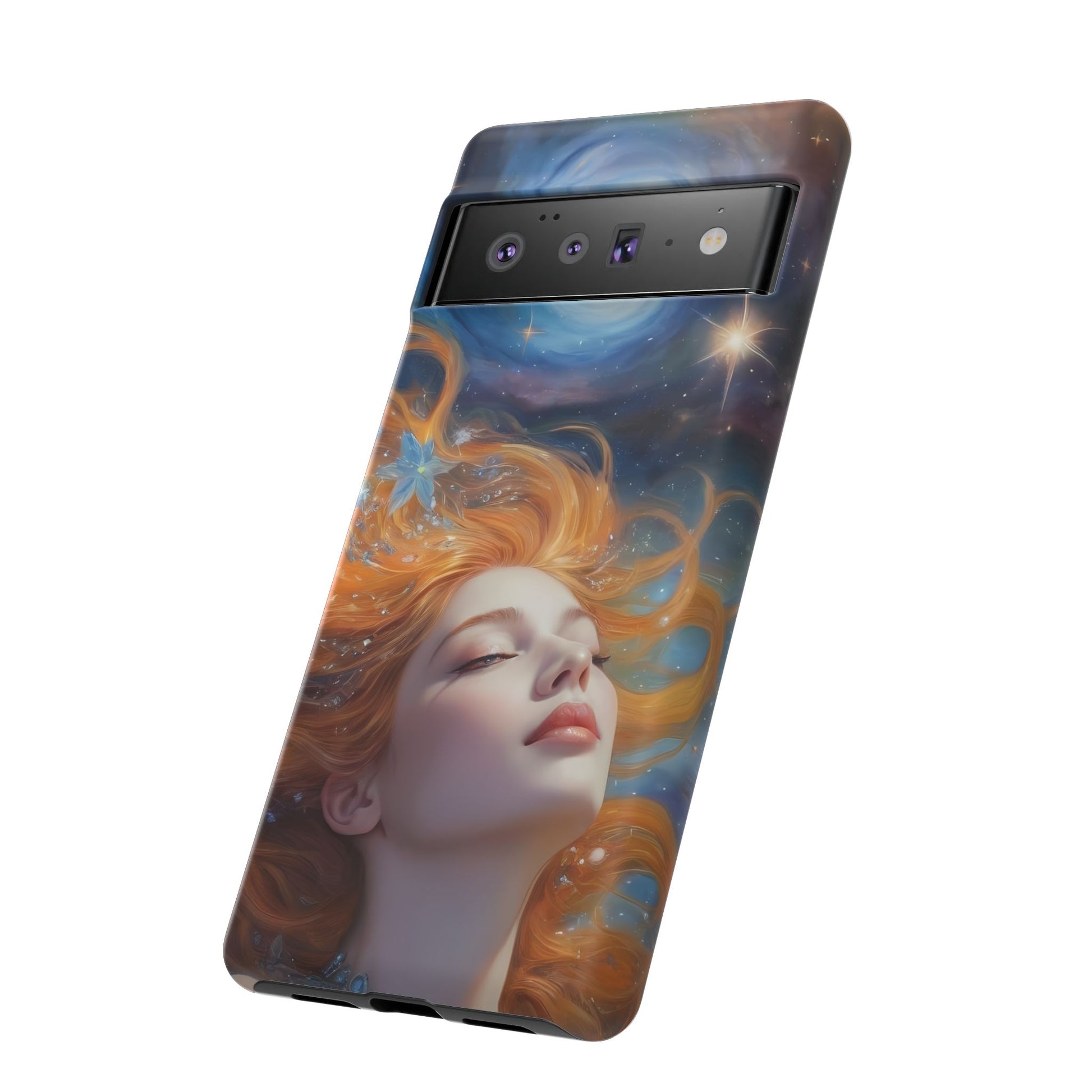 Celestial Dreams Custom Phone Case for Google Pixel 8 Pro, Pixel 8, Pixel 7, Pixel 6 Pro, Pixel 6, Pixel 5 5G - Designed by Thalia