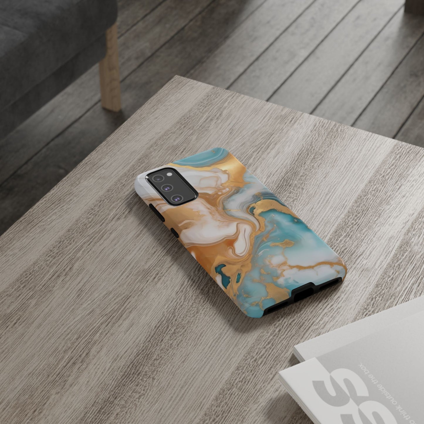 Marble Hues Custom Phone Case for Samsung Galaxy S10–S10 Plus, S20–S20 Ultra, S21, S22, S23, S24 Ultra - Designed by Thalia