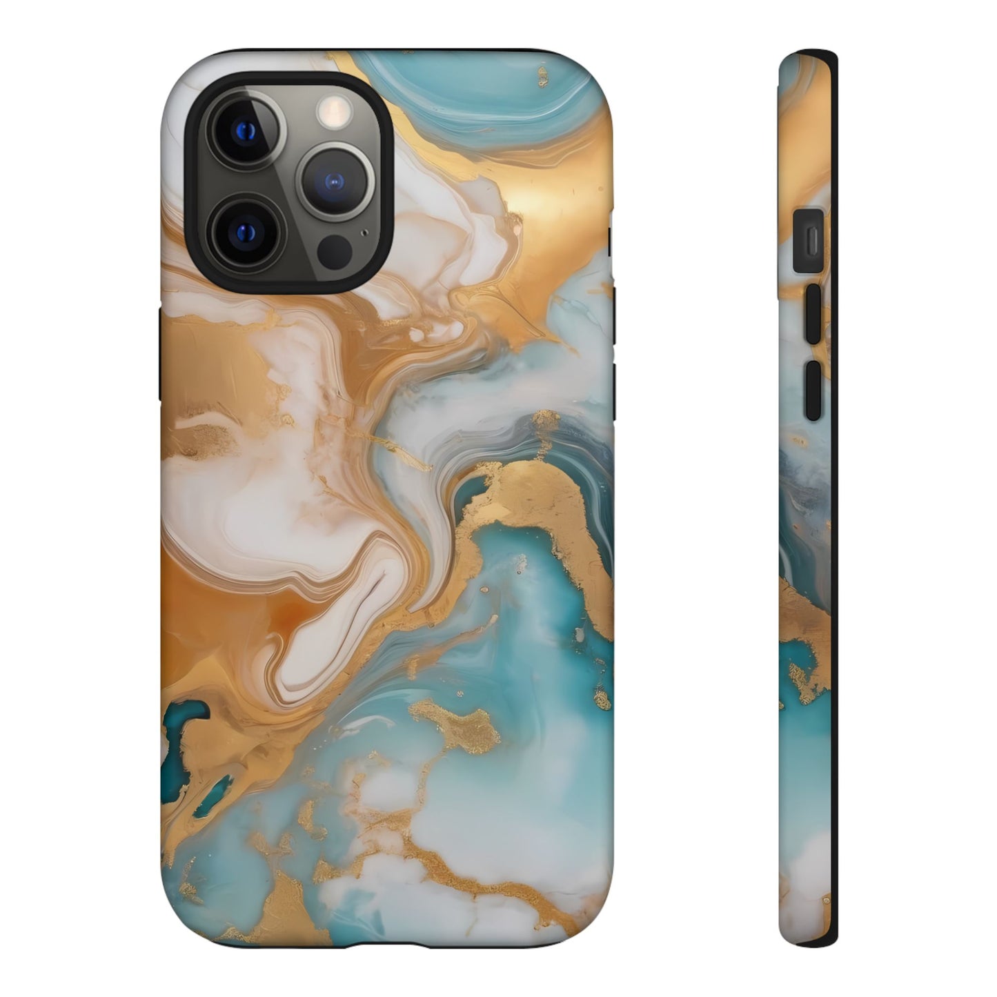 Marble Hues Phone Case for iPhone 8–16 Pro Max, Pixel 5–8 Pro, Galaxy S10–S24 Ultra - Designed by Thalia