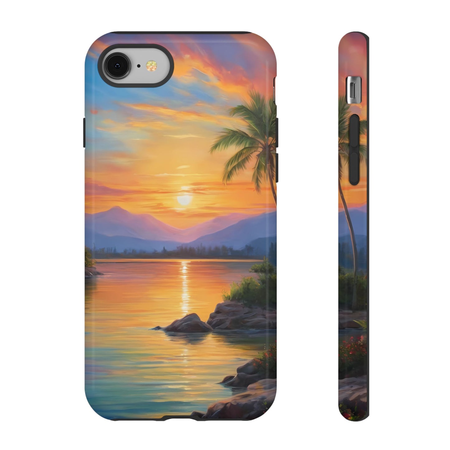 Sunset Serenade Phone Case for iPhone 8–16 Pro Max, Pixel 5–8 Pro, Galaxy S10–S24 Ultra - Designed by Thalia