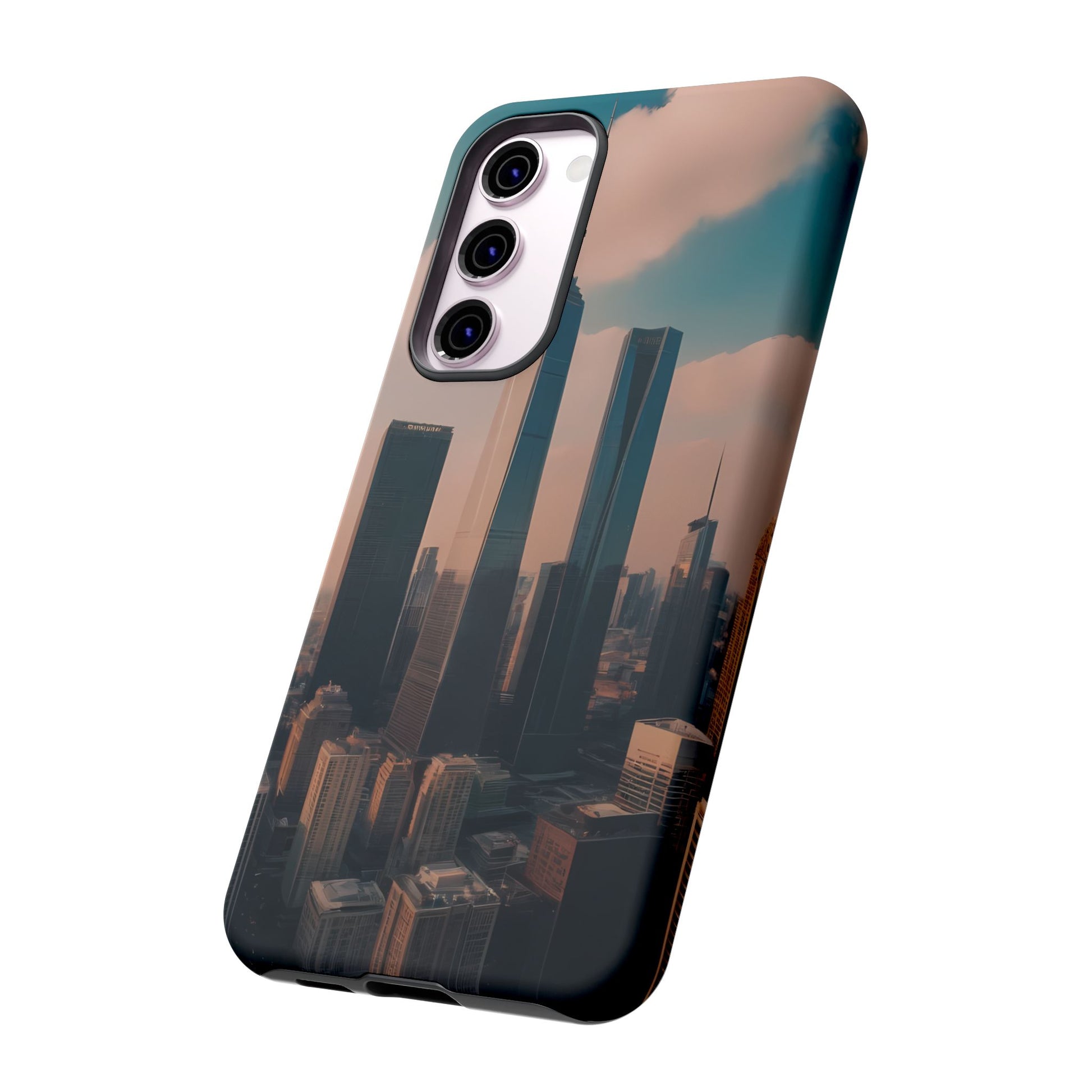 City Skylines Custom Phone Case for Samsung Galaxy S10–S10 Plus, S20–S20 Ultra, S21, S22, S23, S24 Ultra - Designed by Thalia