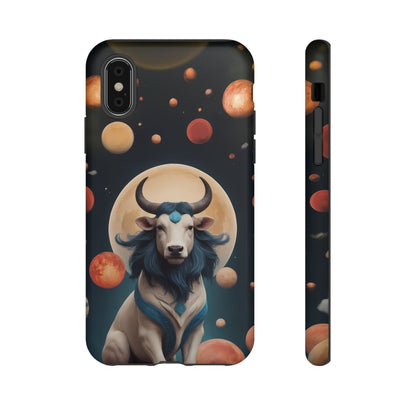 Chinese Zodiac Ox Phone Case for iPhone 8–16 Pro Max, iPhone 8 Plus–13 Mini, iPhone XS–XS Max, iPhone 11–14 Pro Max - Designed by Thalia