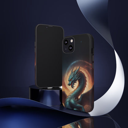 Chinese Zodiac Dragon Phone Case for iPhone 8–16 Pro Max, Pixel 5–8 Pro, Galaxy S10–S24 Ultra - Designed by Thalia