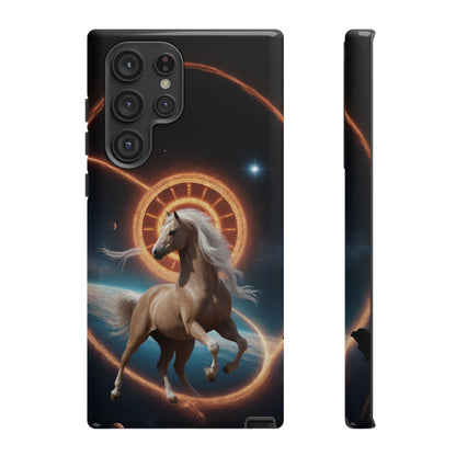 Chinese Zodiac Horse Custom Phone Case for iPhone 8–16 Pro Max, Pixel 5–8 Pro, Galaxy S10–S24 Ultra - Designed by Thalia