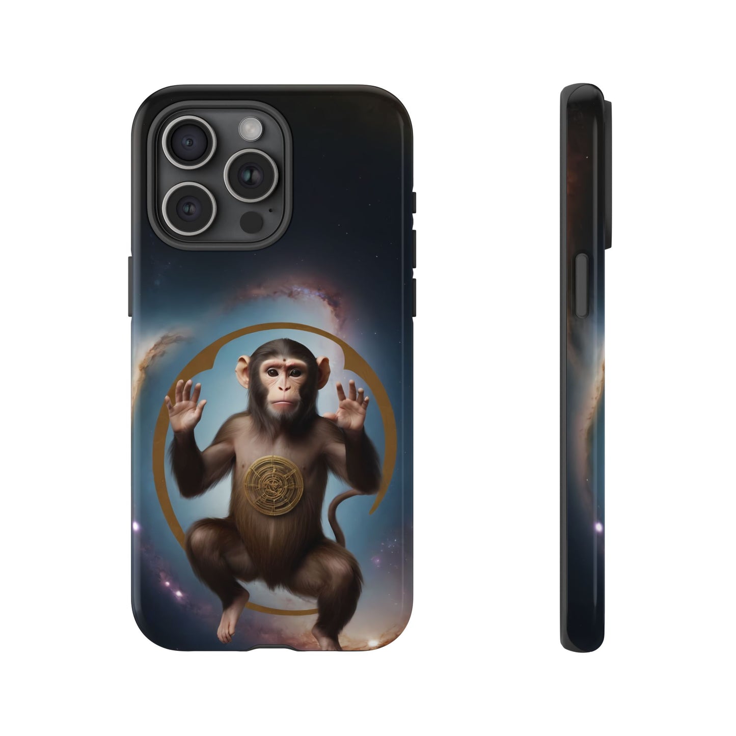 Chinese Zodiac Monkey Phone Case for iPhone 8–16 Pro Max, iPhone 8 Plus–13 Mini, iPhone XS–XS Max, iPhone 11–14 Pro Max - Designed by Thalia