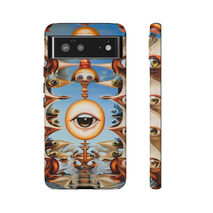 Surreal Suspect Phone Case for iPhone 8–16 Pro Max, Pixel 5–8 Pro, Galaxy S10–S24 Ultra - Designed by Thalia