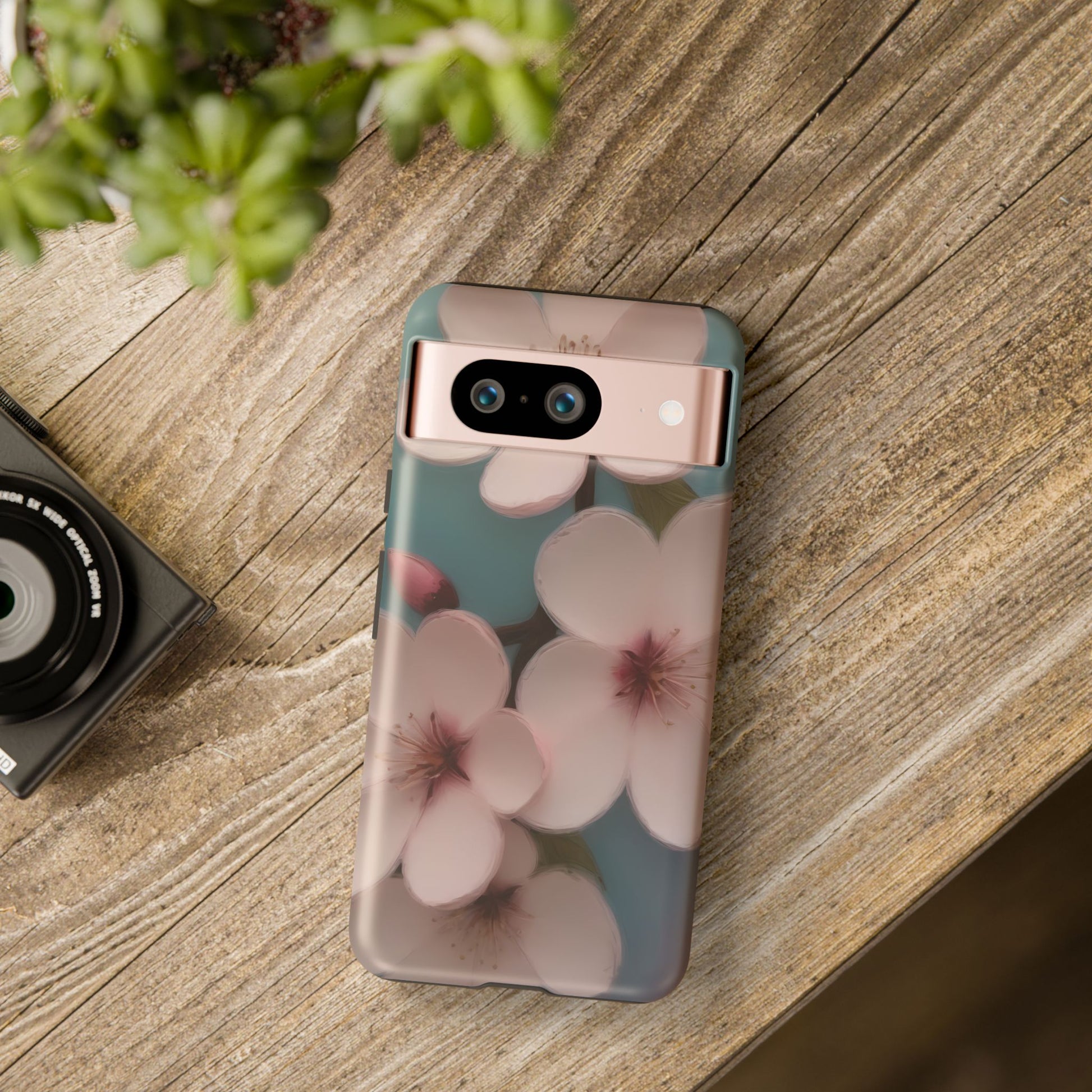 Cherry Blossom Custom Phone Case for Google Pixel 8 Pro, Pixel 8, Pixel 7, Pixel 6 Pro, Pixel 6, Pixel 5 5G - Designed by Thalia