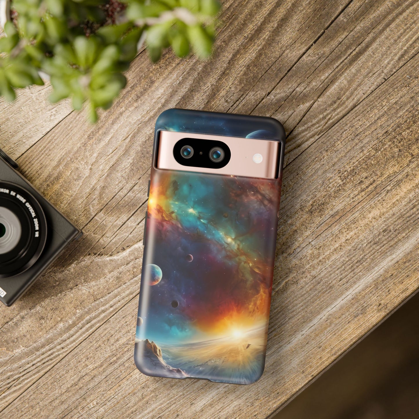 Cosmic Voyage Phone Case for iPhone 8–16 Pro Max, Pixel 5–8 Pro, Galaxy S10–S24 Ultra - Designed by Thalia