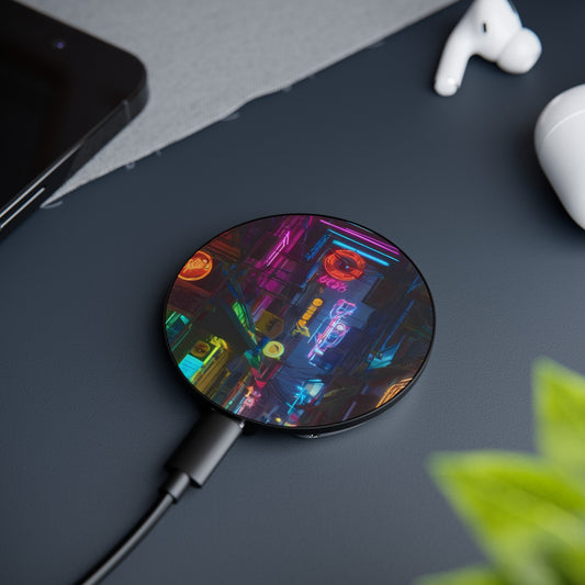 Electric Neon Wireless Charger - Designed by Thalia