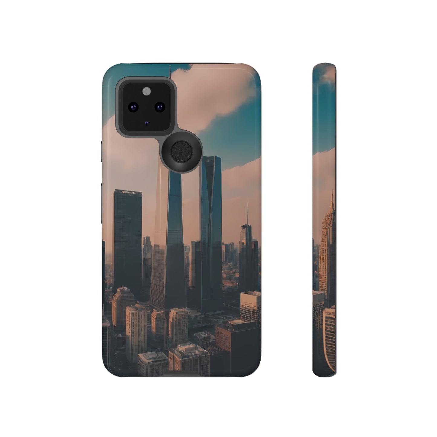 City Skylines Phone Case for Google Pixel 8 Pro, Pixel 8, Pixel 7, Pixel 6 Pro, Pixel 6, Pixel 5 5G - Designed by Thalia