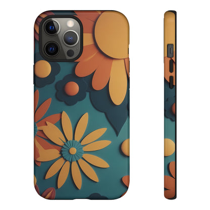 70s Retro Phone Case for iPhone 8–16 Pro Max, Pixel 5–8 Pro, Galaxy S10–S24 Ultra - Designed by Thalia