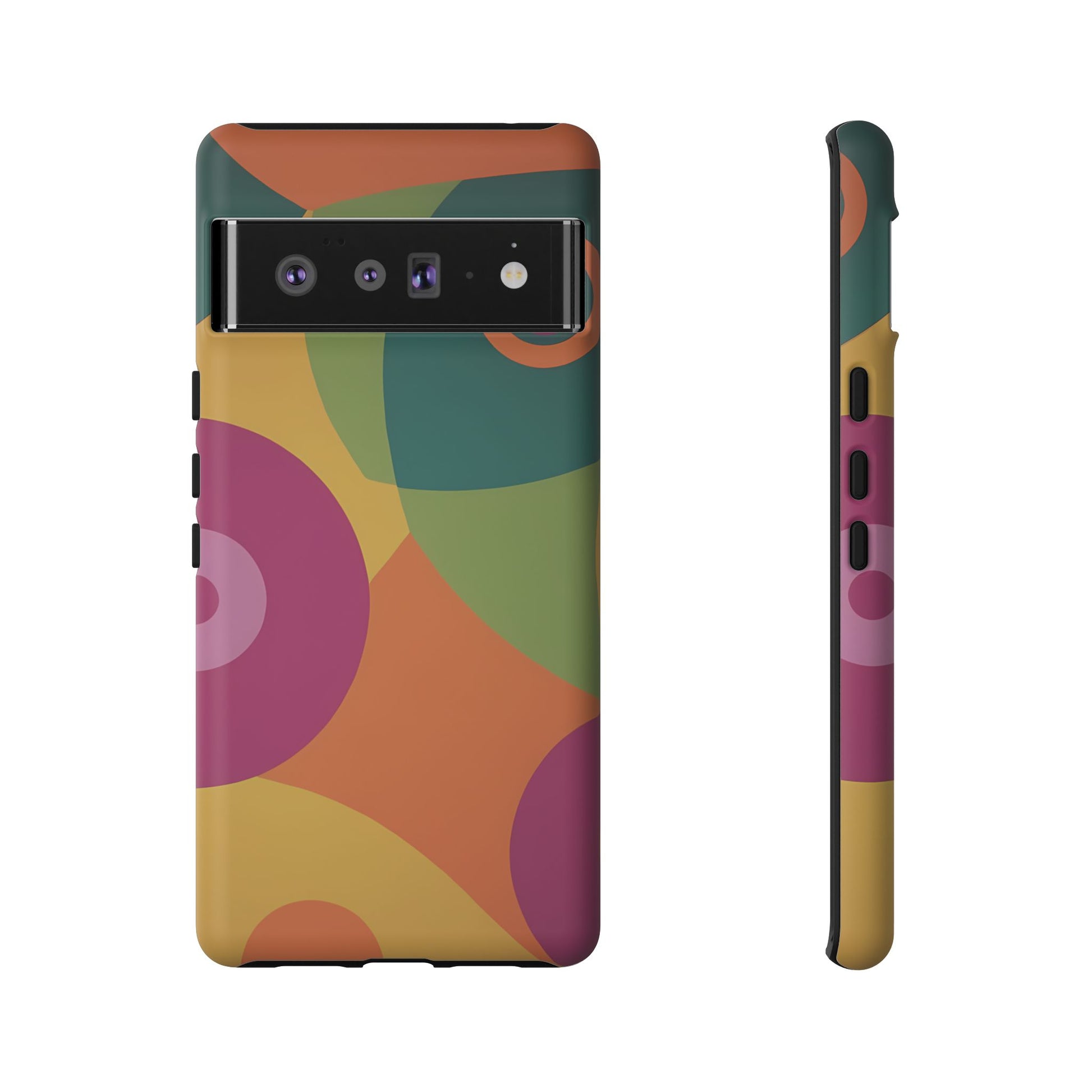 60s Retro Custom Phone Case for Google Pixel 8 Pro, Pixel 8, Pixel 7, Pixel 6 Pro, Pixel 6, Pixel 5 5G - Designed by Thalia