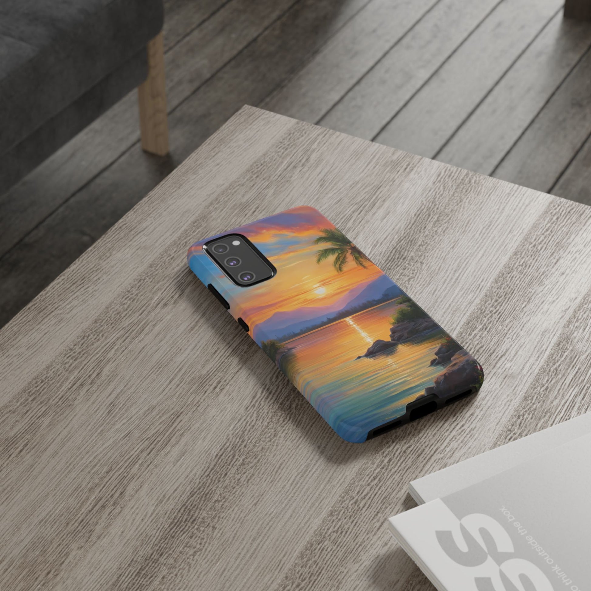 Sunset Serenade Custom Phone Case for Samsung Galaxy S10–S10 Plus, S20–S20 Ultra, S21, S22, S23, S24 Ultra - Designed by Thalia