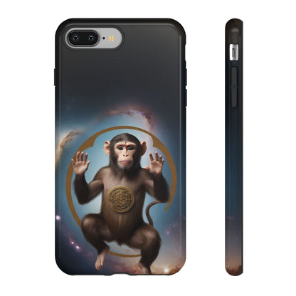 Chinese Zodiac Monkey Phone Case for iPhone 8–16 Pro Max, iPhone 8 Plus–13 Mini, iPhone XS–XS Max, iPhone 11–14 Pro Max - Designed by Thalia