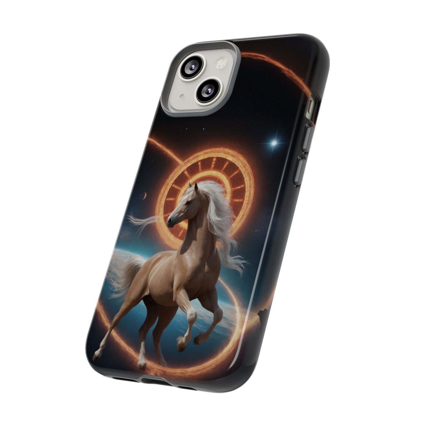 Chinese Zodiac Horse Custom Phone Case for iPhone 8–16 Pro Max, Pixel 5–8 Pro, Galaxy S10–S24 Ultra - Designed by Thalia