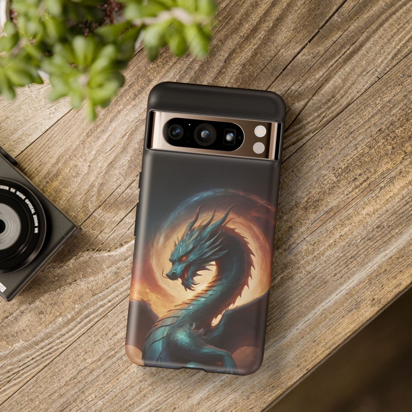 Chinese Zodiac Dragon Phone Case for iPhone 8–16 Pro Max, Pixel 5–8 Pro, Galaxy S10–S24 Ultra - Designed by Thalia