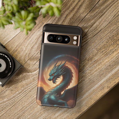 Chinese Zodiac Dragon Phone Case for iPhone 8–16 Pro Max, Pixel 5–8 Pro, Galaxy S10–S24 Ultra - Designed by Thalia