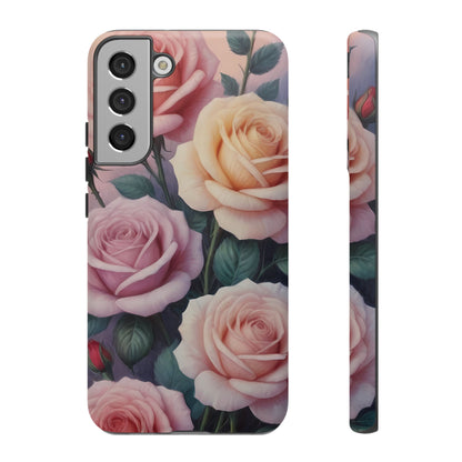 Bloom with Style - Roses Phone Case for iPhone 8–16 Pro Max, Pixel 5–8 Pro, Galaxy S10–S24 Ultra - Designed by Thalia