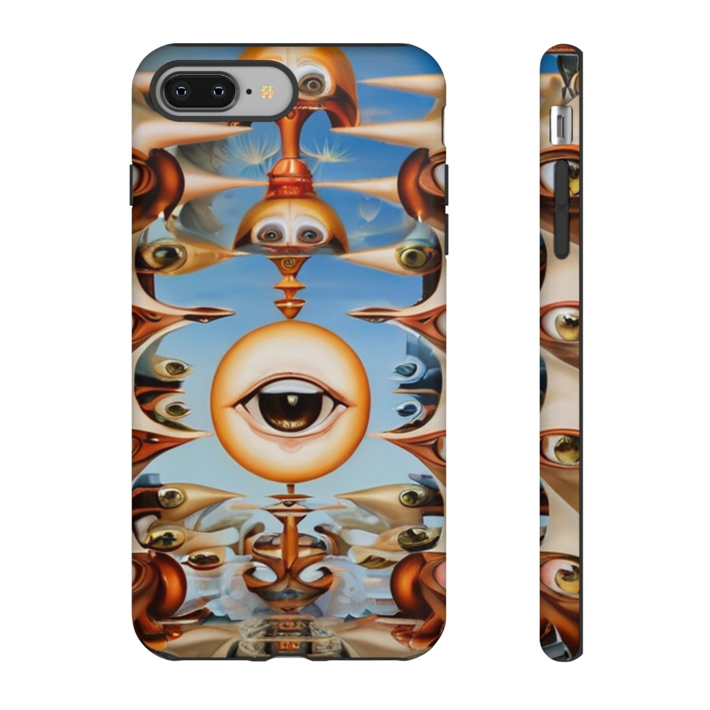 Surreal Suspect Phone Case for iPhone 8–16 Pro Max, Pixel 5–8 Pro, Galaxy S10–S24 Ultra - Designed by Thalia