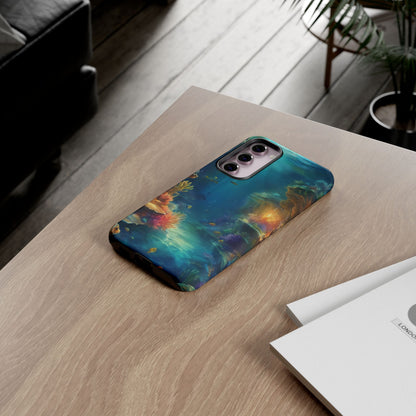 Oceanic Depths Custom Phone Case for Samsung Galaxy S10–S10 Plus, S20–S20 Ultra, S21, S22, S23, S24 Ultra - Designed by Thalia