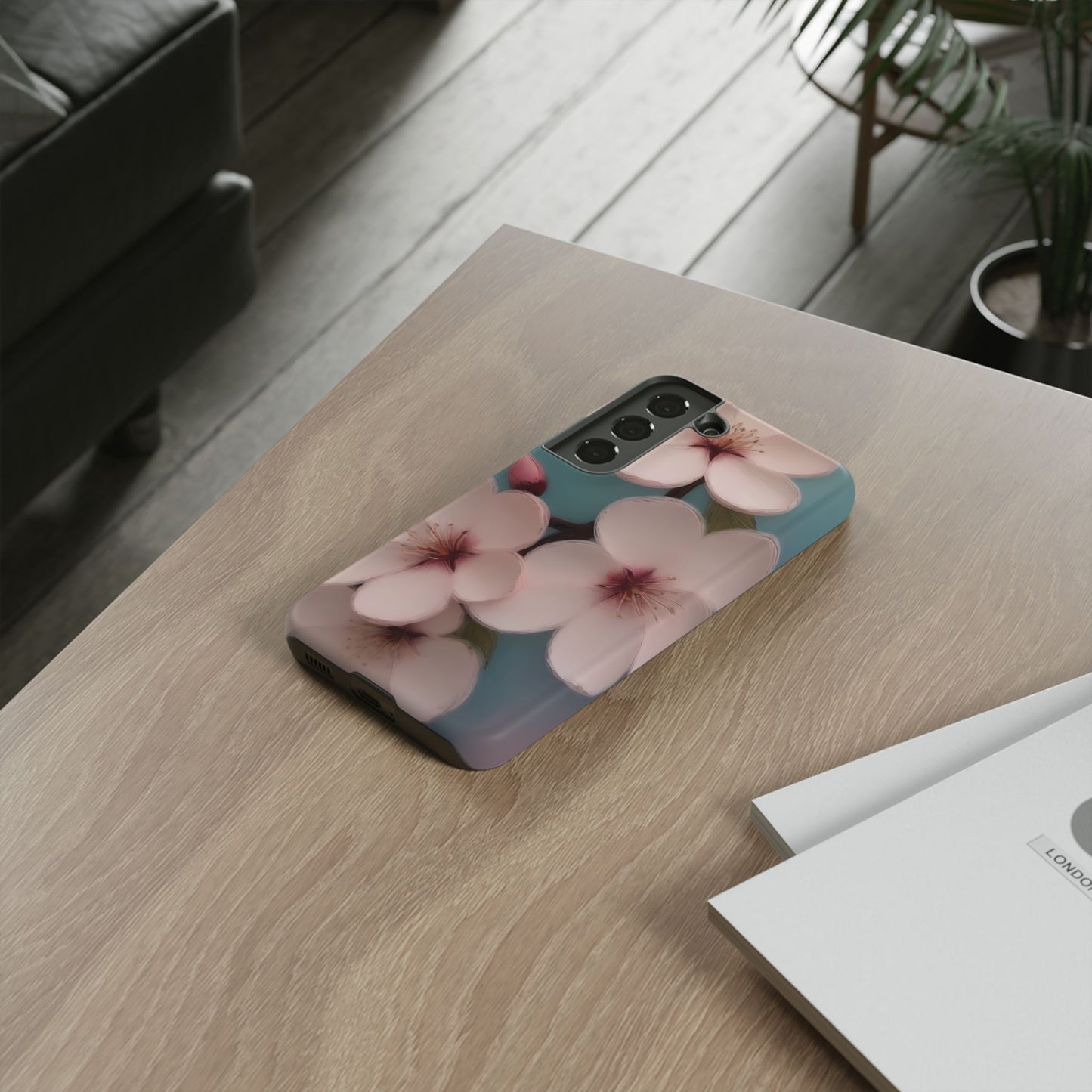 Cherry Blossom Phone Case for Samsung Galaxy S10–S24 - Designed by Thalia