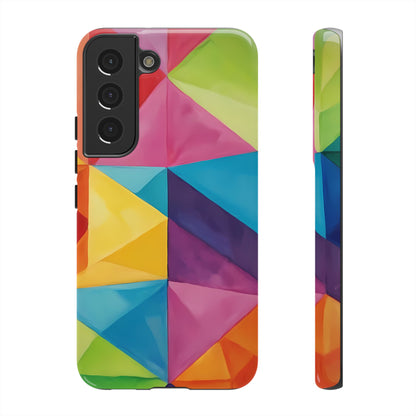 Geometric Play Phone Case for iPhone 8–16 Pro Max, Pixel 5–8 Pro, Galaxy S10–S24 Ultra - Designed by Thalia