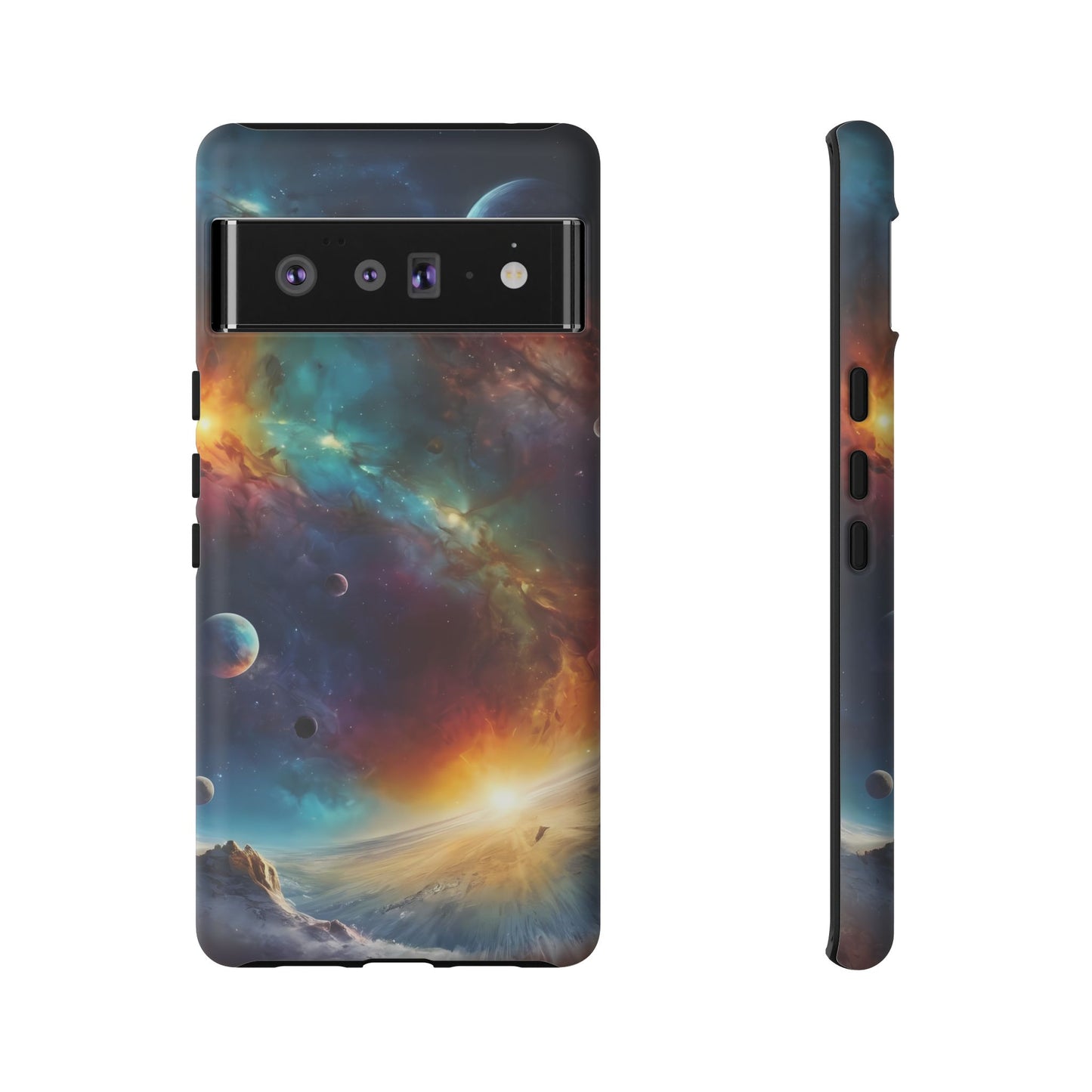 Cosmic Voyage Phone Case for Google Pixel 8 Pro, Pixel 8, Pixel 7, Pixel 6 Pro, Pixel 6, Pixel 5 5G - Designed by Thalia