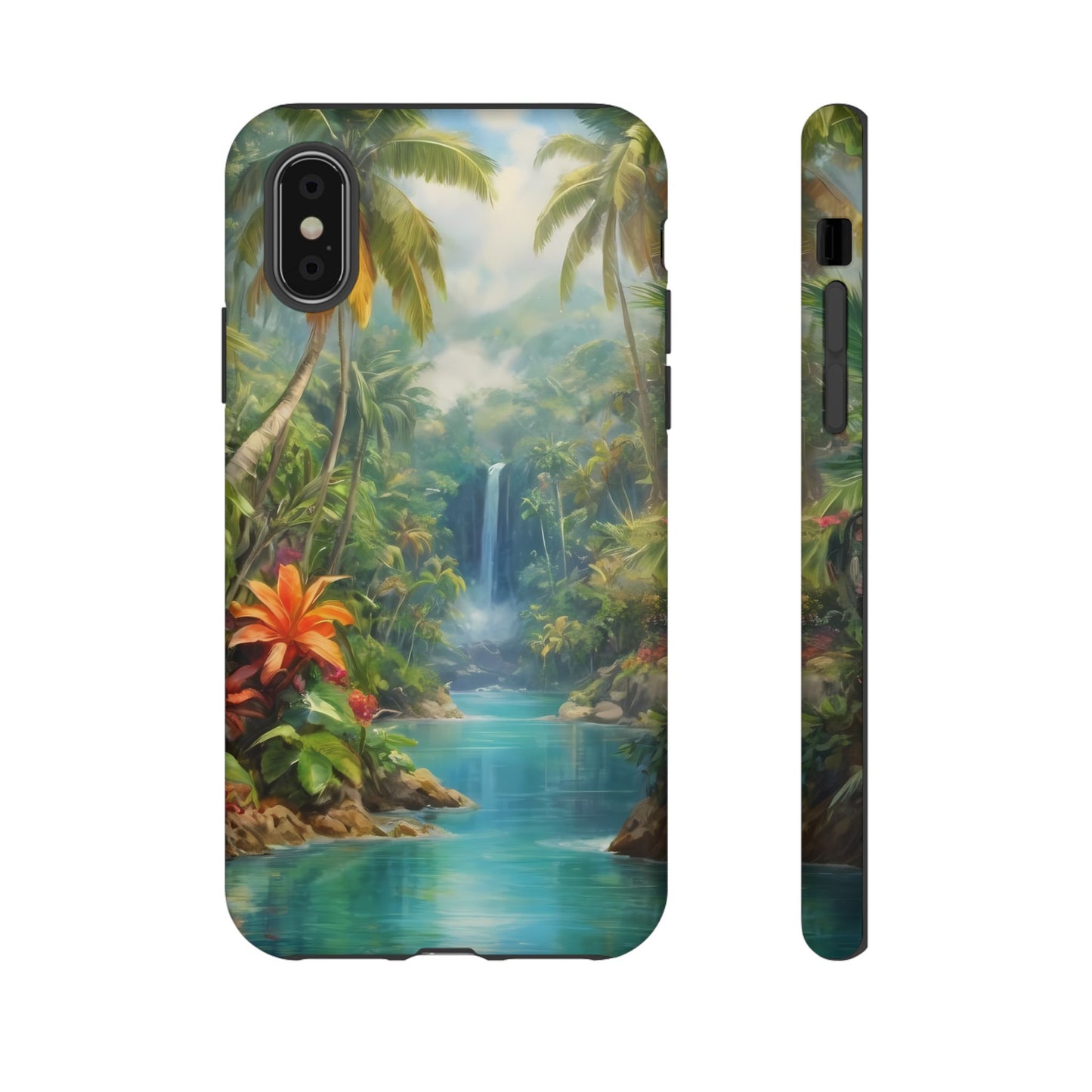 Tropical Paradise Phone Case for iPhone 8–16 Pro Max, Pixel 5–8 Pro, Galaxy S10–S24 Ultra - Designed by Thalia