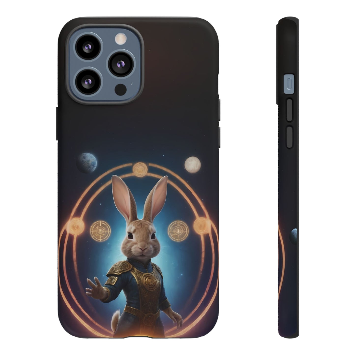 Chinese Zodiac Rabbit Phone Case for iPhone 8–16 Pro Max, iPhone 8 Plus–13 Mini, iPhone XS–XS Max, iPhone 11–14 Pro Max - Designed by Thalia