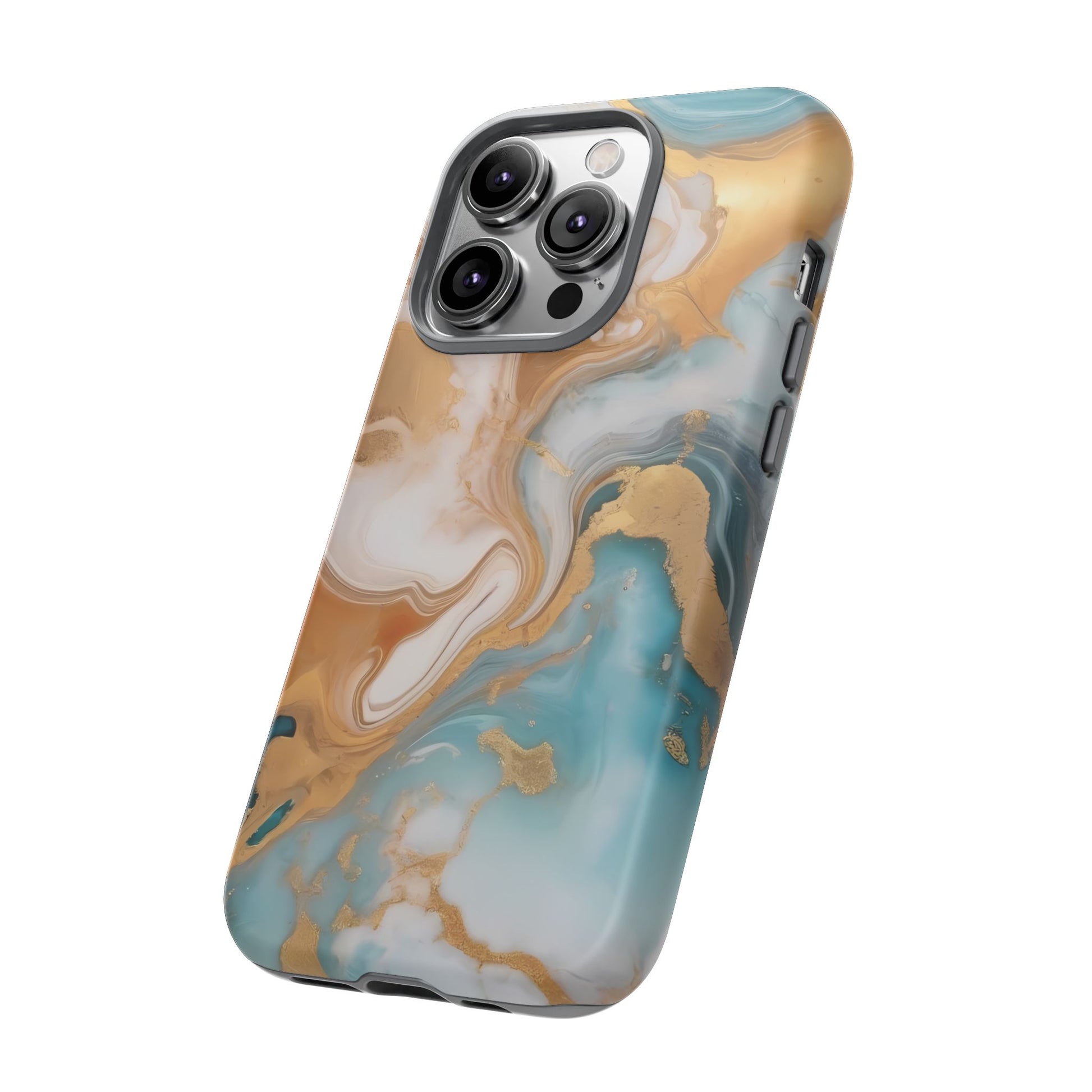 Marble Hues Phone Case for iPhone 8–16 Pro Max, Pixel 5–8 Pro, Galaxy S10–S24 Ultra - Designed by Thalia