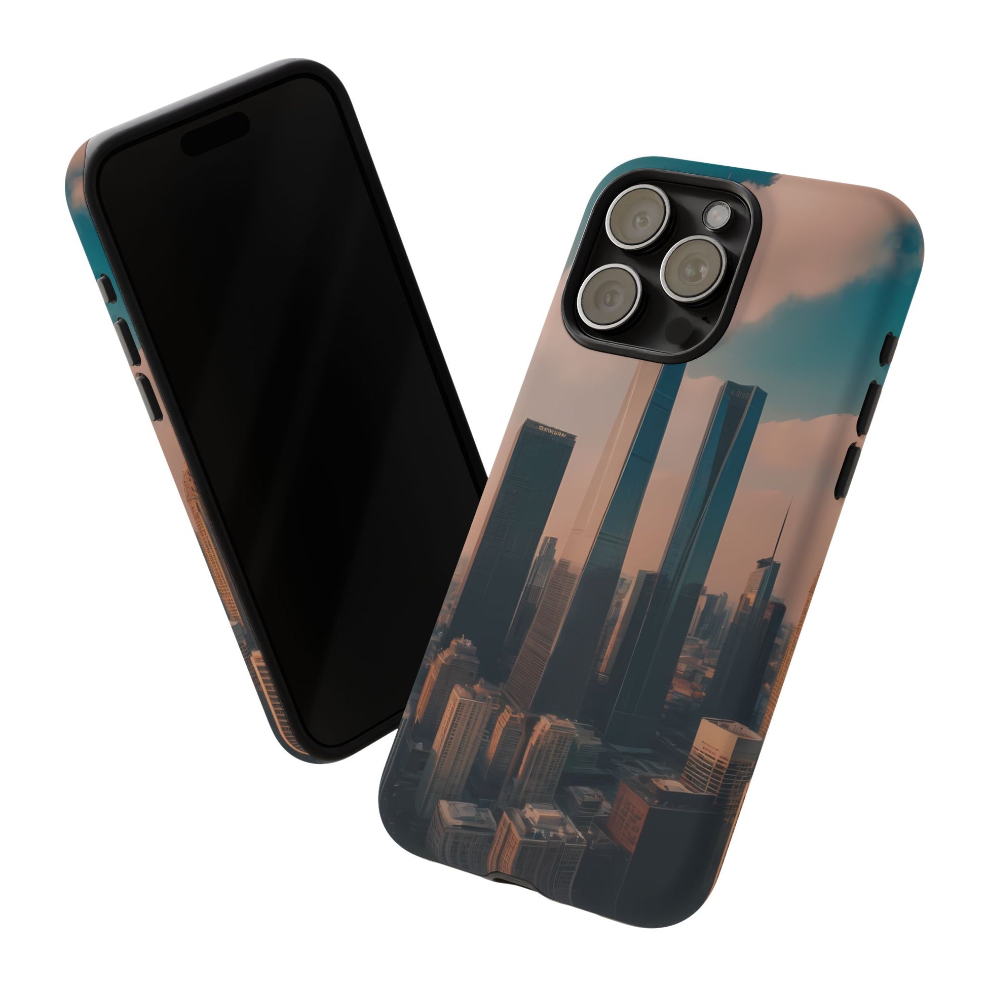 City Skylines Phone Case for iPhone 8–16 Pro Max, iPhone 8 Plus–13 Mini, iPhone XS–XS Max, iPhone 11–14 Pro Max - Designed by Thalia