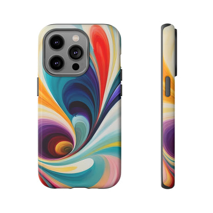 Abstract Elegance Phone Case for iPhone 8–16 Pro Max, Pixel 5–8 Pro, Galaxy S10–S24 Ultra - Designed by Thalia