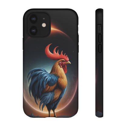 Chinese Zodiac Rooster Custom Phone Case for iPhone 8–16 Pro Max, Pixel 5–8 Pro, Galaxy S10–S24 Ultra - Designed by Thalia