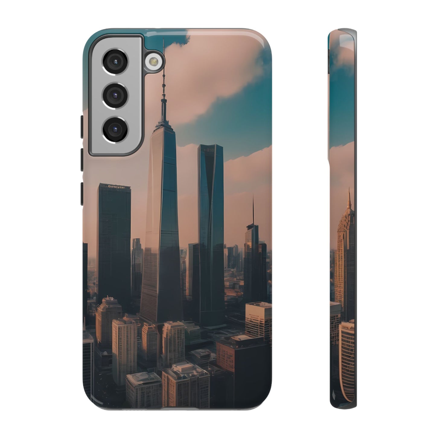 City Skylines Custom Phone Case for Samsung Galaxy S10–S10 Plus, S20–S20 Ultra, S21, S22, S23, S24 Ultra - Designed by Thalia