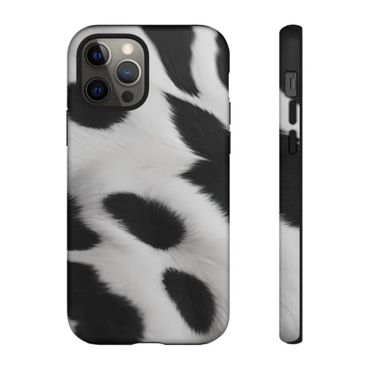 Chic Bovine Elegance Custom Phone Case for iPhone 8–16 Pro Max, iPhone 8 Plus–13 Mini, iPhone XS–XS Max, iPhone 11–14 Pro Max - Designed by Thalia