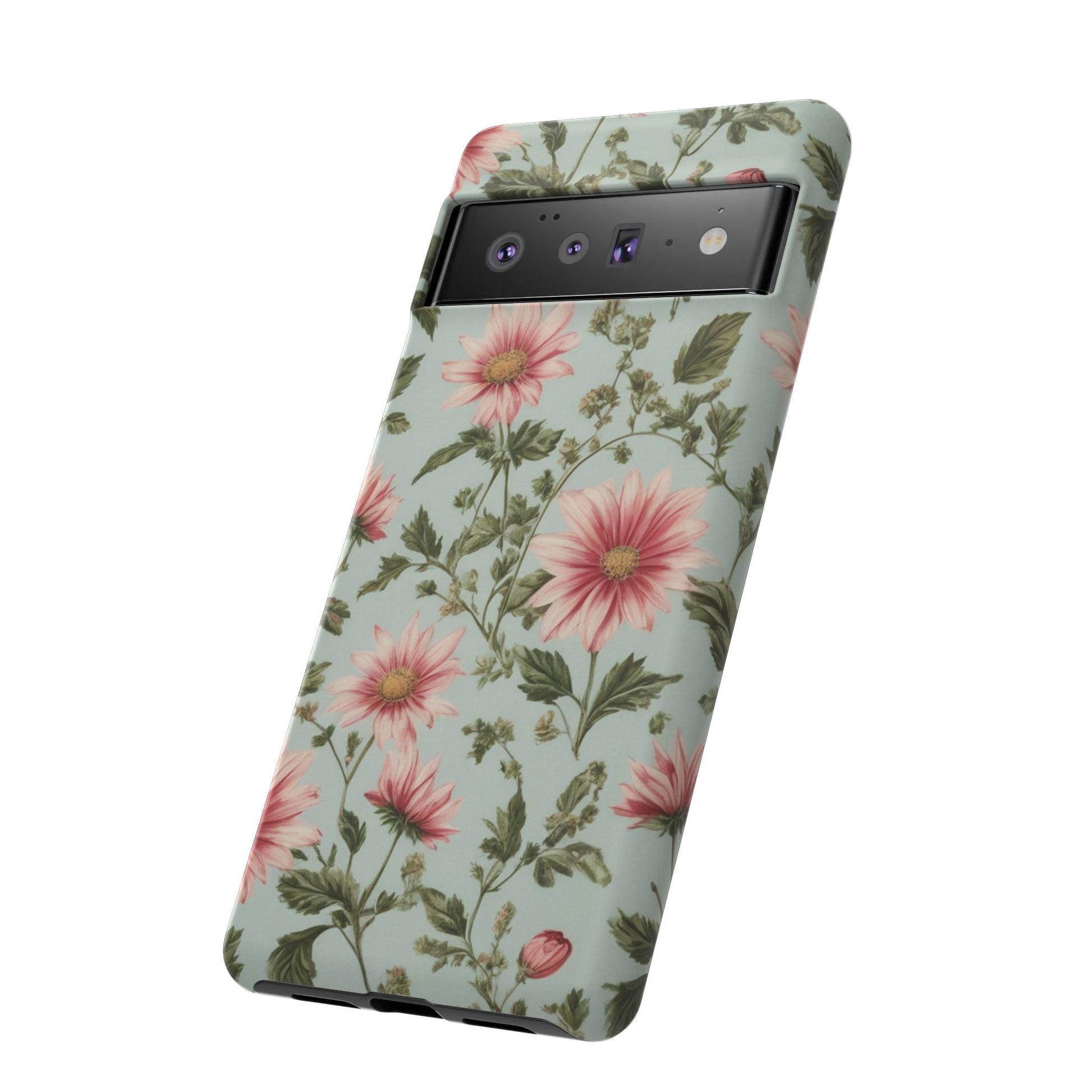 Flower Garden Custom Phone Case for iPhone 8–16 Pro Max, Pixel 5–8 Pro, Galaxy S10–S24 Ultra - Designed by Thalia