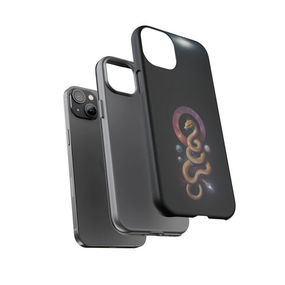 Chinese Zodiac Snake Custom Phone Case for iPhone 8–16 Pro Max, Pixel 5–8 Pro, Galaxy S10–S24 Ultra - Designed by Thalia