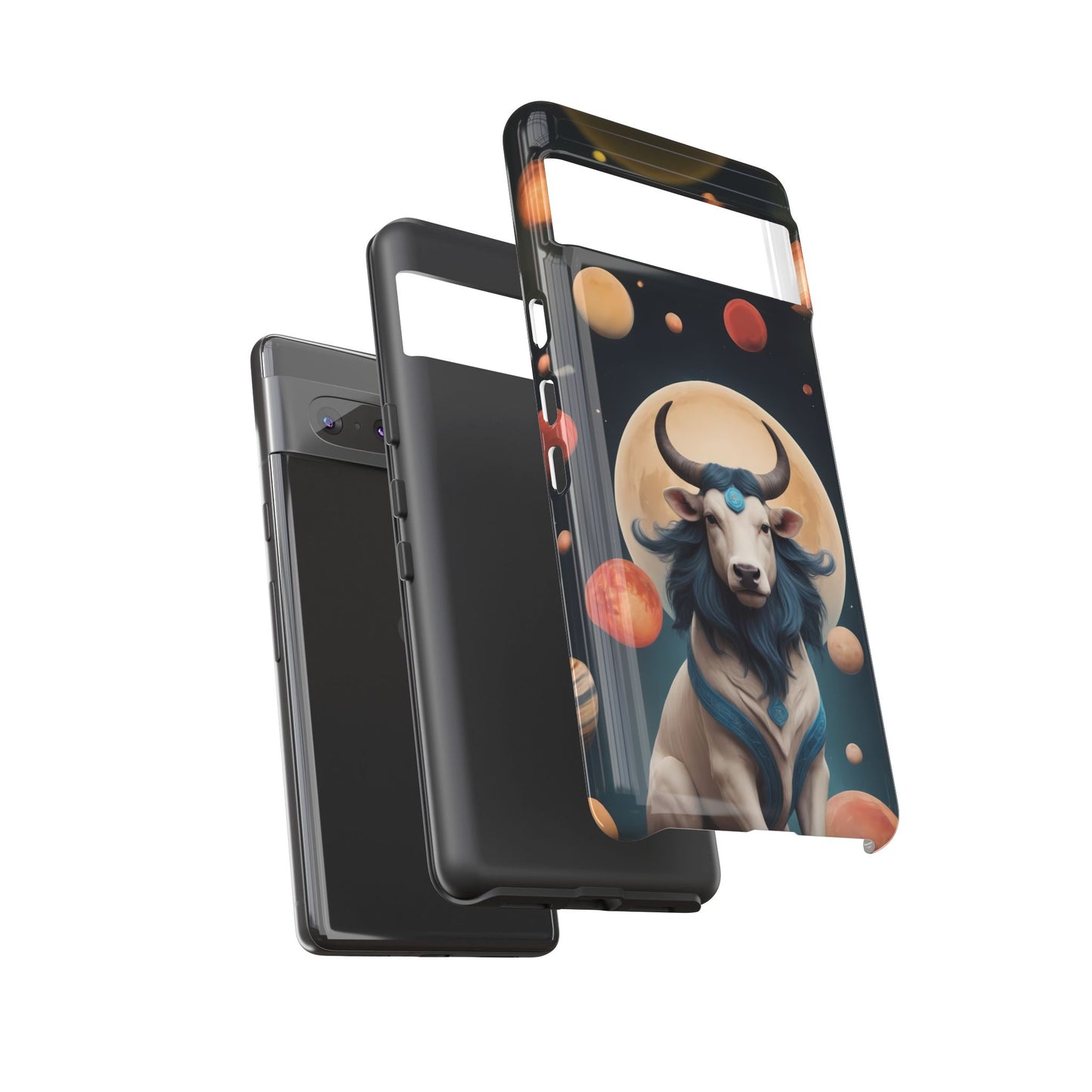 Chinese Zodiac Ox Phone Case for Google Pixel 8 Pro, Pixel 8, Pixel 7, Pixel 6 Pro, Pixel 6, Pixel 5 5G - Designed by Thalia