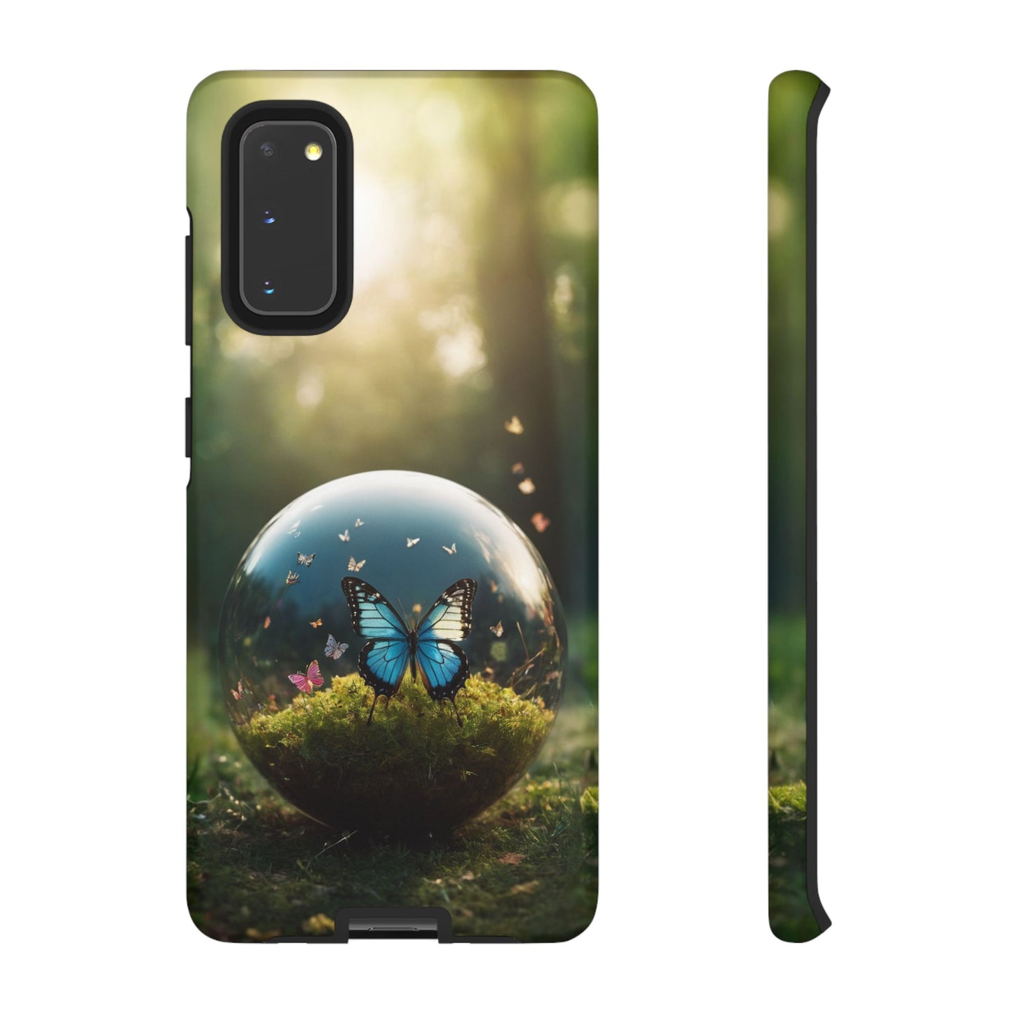 Butterfly Ball Phone Case for iPhone 8–16 Pro Max, Pixel 5–8 Pro, Galaxy S10–S24 Ultra - Designed by Thalia